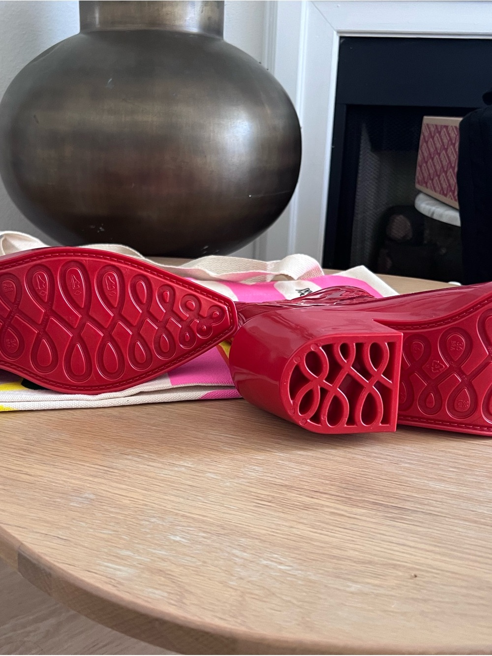 Melissa Red jelly Texas Western cowboy boots brand new - Picture 9 of 10